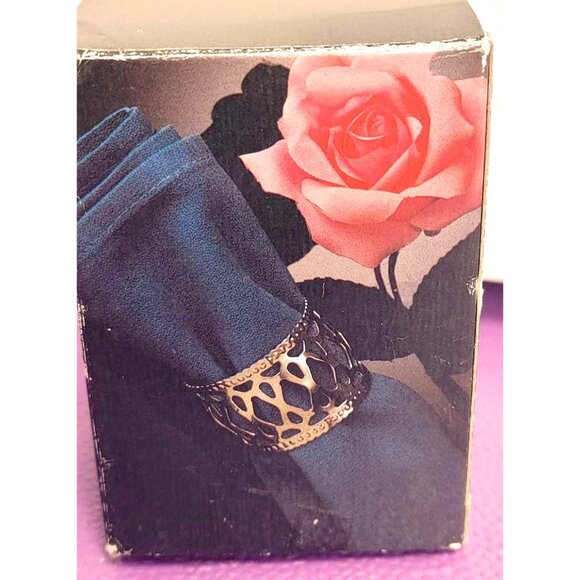 4 Silver Plated Napkin Rings With Openwork Design For Elegant Dining Decor - Picture 3 of 5